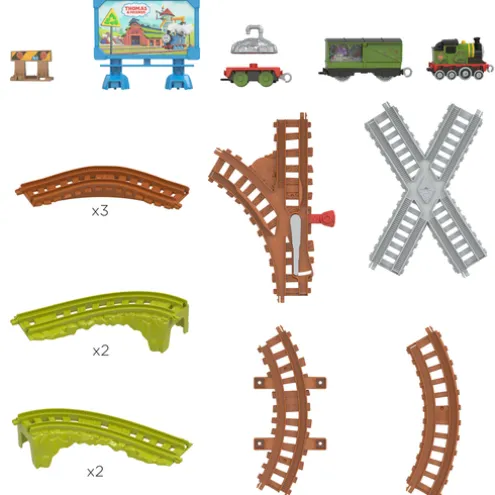 Thomas & Friends Whiff's Recycling Run Train Track Push Along
