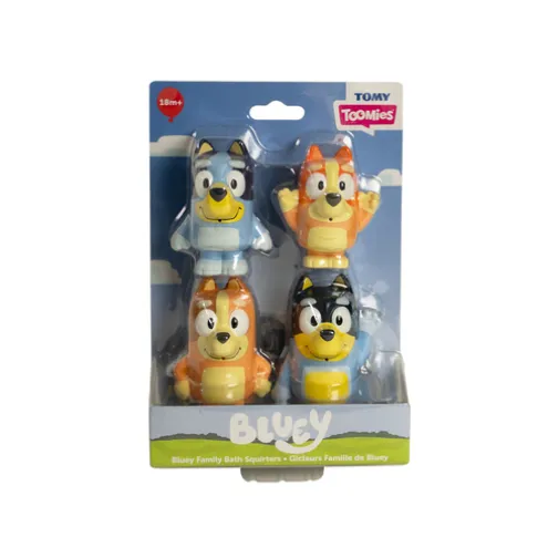 Tomy Toomies Bluey Family Squirters Bath Toy