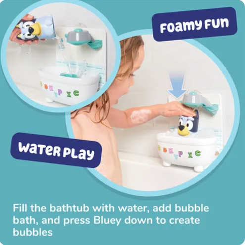 Tomy Toomies Bluey Shower and Scrub Bath Toy