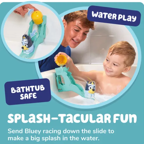 Tomy Toomies Bluey's Waterslide Bath Toy