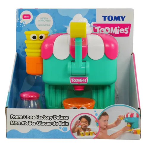 Tomy Toomies Foam Cone Factory Deluxe Bath Playset