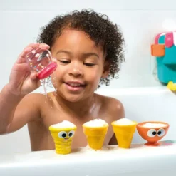 Tomy Toomies Foam Cone Factory Deluxe Bath Playset