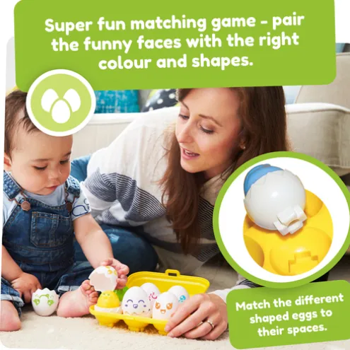 Tomy Toomies Hide & Squeak Eggs