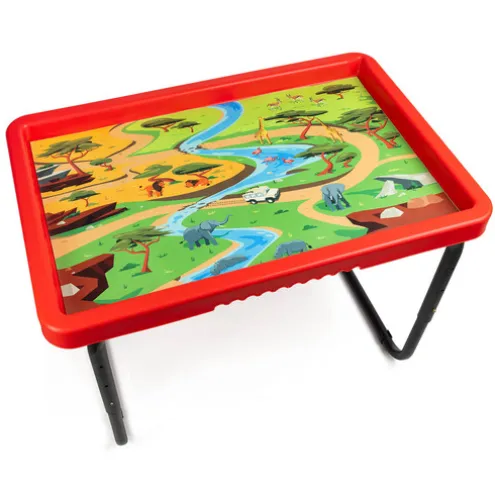Toyrific Play Tray Activity Table Farm and Safari