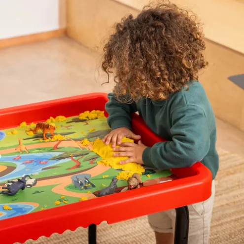 Toyrific Play Tray Activity Table Farm and Safari