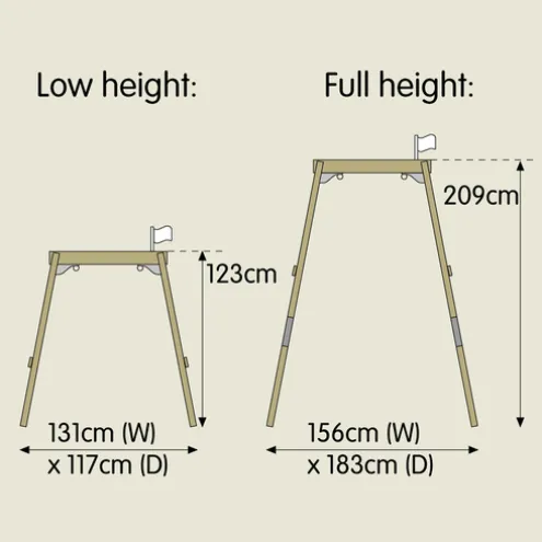 TP Bluey Acorn Growable Swing