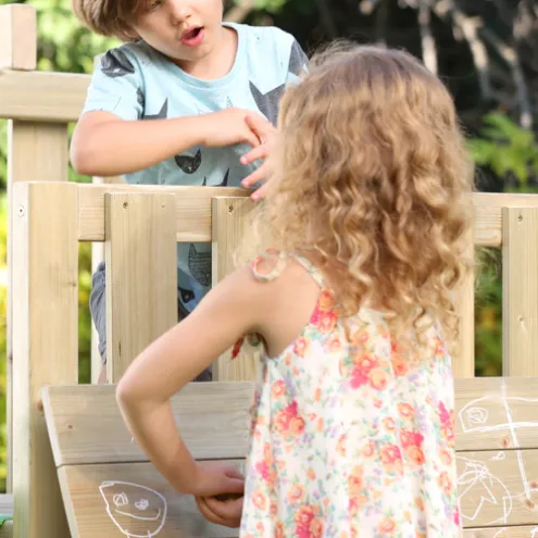 TP Bluey Toddler Tower With Swing and Slide