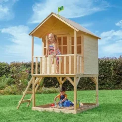 TP Hill Top Wooden Tower Playhouse