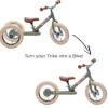 Trybike 12 Inch 2-in-1 Trike Balance Bike Green
