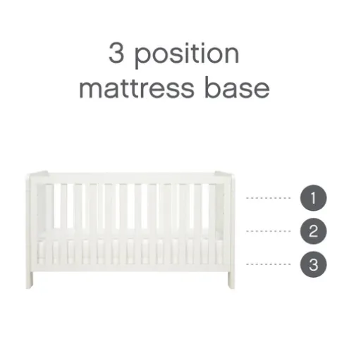 Tutti Bambini Alba Cot Bed White