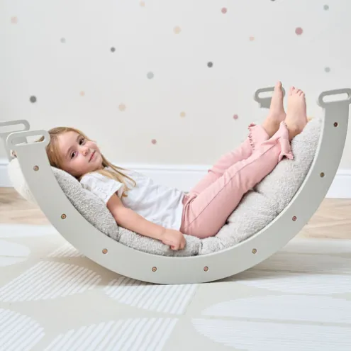 Tutti Bambini Boucle Mushroom Rocking Frame Cushion Scala Pikler