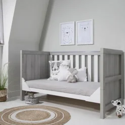 Tutti Bambini Grey 3-in-1 Cot Bed Modena