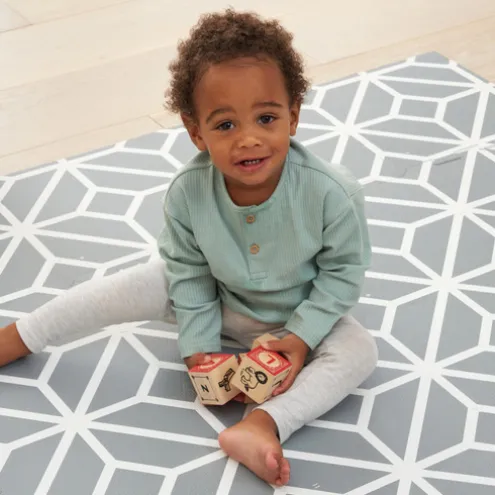 Tutti Bambini Grey Tiles Puzzle Playmat