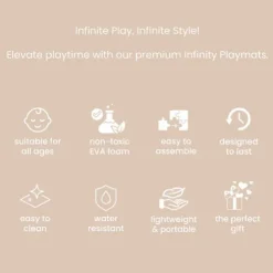 Tutti Bambini Oddity Mono Expandable Playmat Infinity