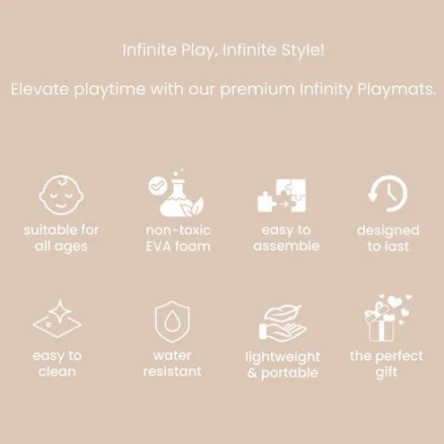 Tutti Bambini Oddity Mono Expandable Playmat Infinity