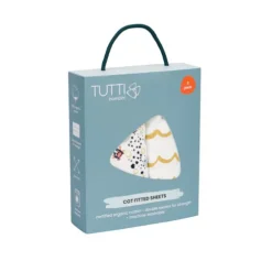 Tutti Bambini Our Planet Cot Fitted Sheets 2 Pack