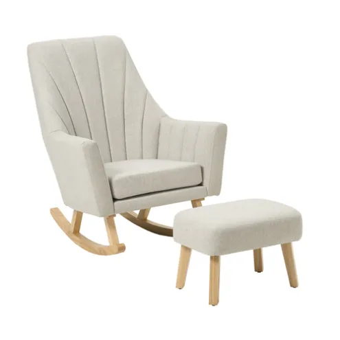 Tutti Bambini Pebble Rocking Chair with Foot Stool Jonah