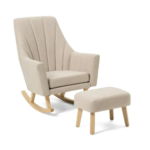 Tutti Bambini Stone Rocking Chair with Foot Stool Jonah
