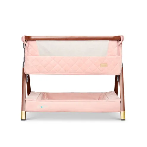 Tutti Bambini Walnut Blush Toy Crib CoZee Luxe Mini Me