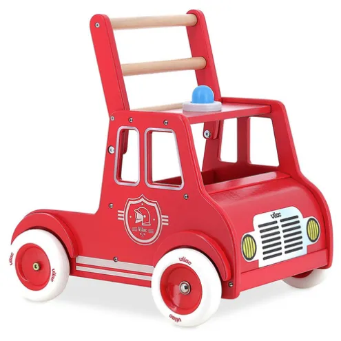 Vilac Fire Engine Wooden Walker
