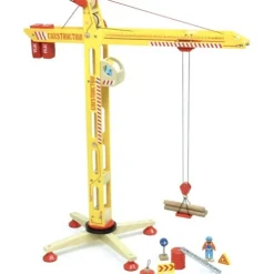 Vilac Wooden Crane Playset