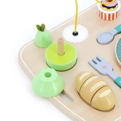 Vilac Wooden Meal Tray Busy Board Activity Toy