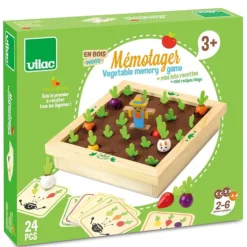 Vilac Wooden Vegetable Garden Memory Game