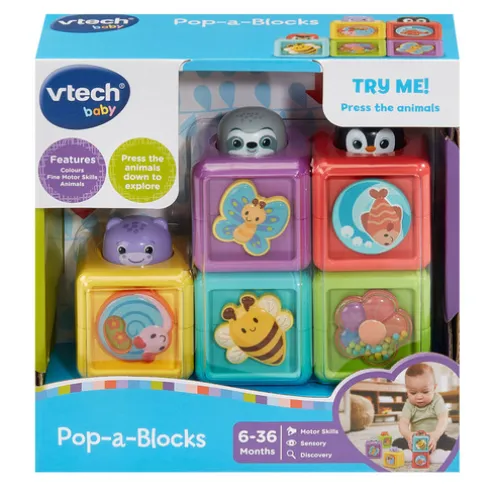 Vtech Baby Pop-a-Blocks Activity Blocks
