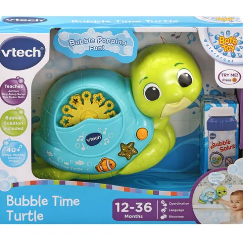 VTech Bubble Time Turtle Bath Toy
