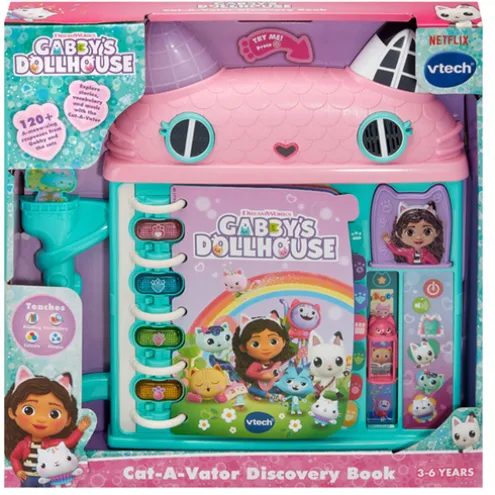 VTech Cat-a-Vator Discovery Book Gabby's Dollhouse