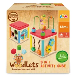 Woodlets 5 in 1 Activity Cube