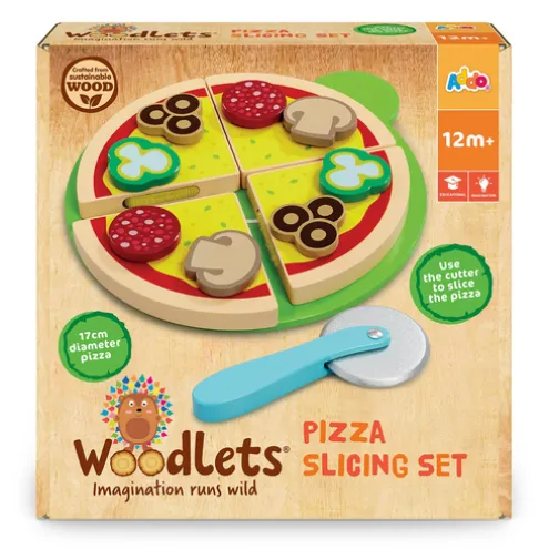 Woodlets Pizza Slicing Set