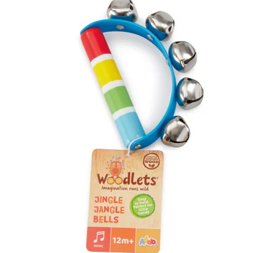 Woodlets Wooden Jingle Jangle Bells Musical Instrument
