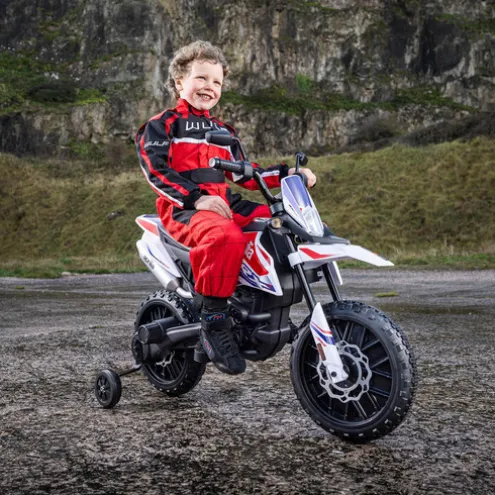Xootz Aprilia Electric Motorbike Ride On White