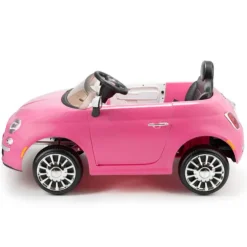 Xootz Fiat 500 Car Electric 6V Ride On Pink