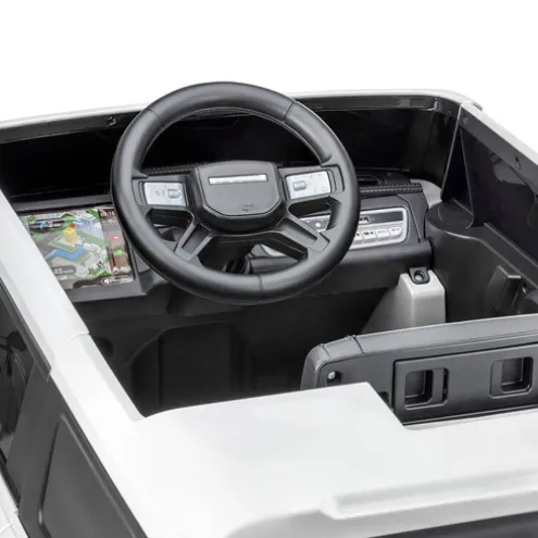 Xootz Land Rover Defender Car Electric Ride On White