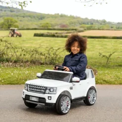 Xootz Land Rover Discovery Car Electric Ride On White