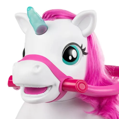 Xootz Magical Unicorn Electric Ride On White