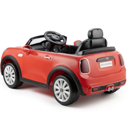 Xootz Mini Cooper Convertible Car Electric Ride On Red